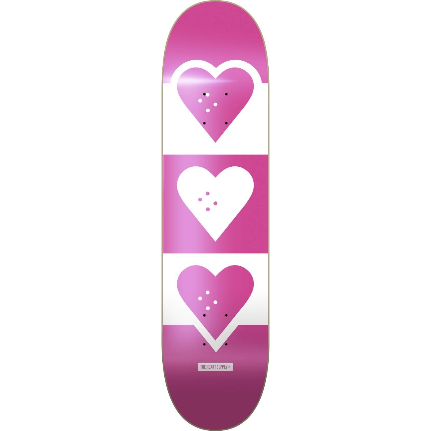 Heart Supply Squadron Skateboard Deck - Pink-ScootWorld.de