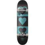 Heart Supply Quadron Logo Skateboard - Teal-ScootWorld.de