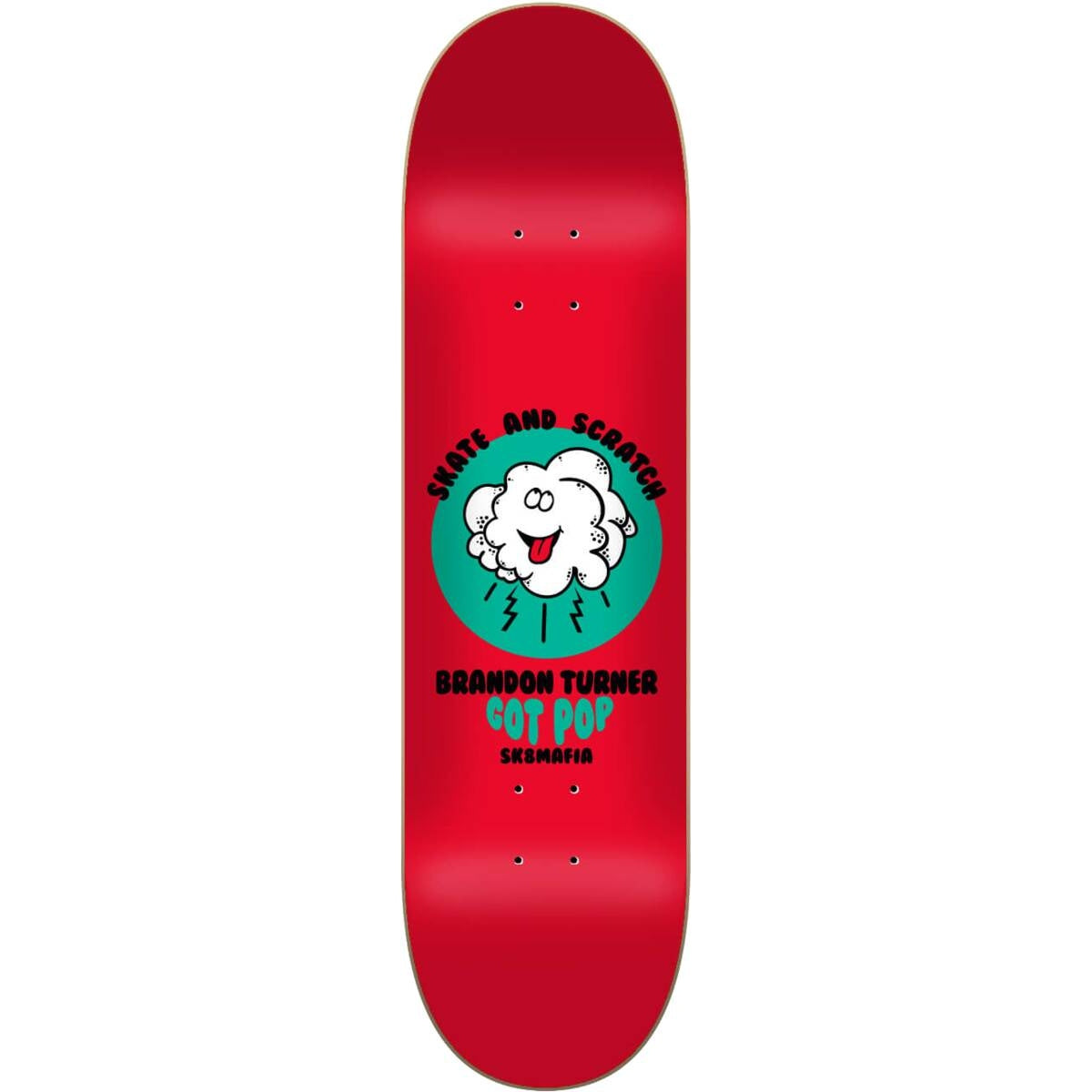 Sk8mafia Skate & Scratch Skateboard Deck - Brandon Turner-ScootWorld.de