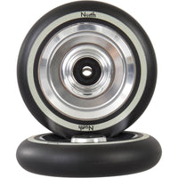 North Fullcore Stunt Scooter Rolle - Silver/Black-ScootWorld.de