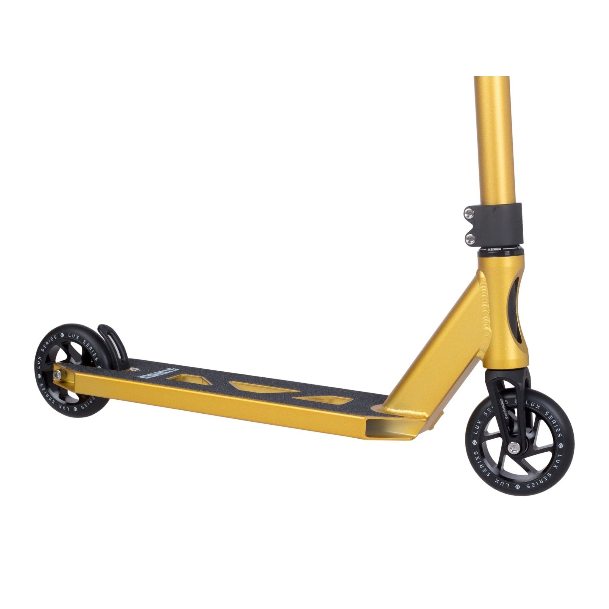 Striker Lux Youth Stunt Scooter - Black/Gold-ScootWorld.de