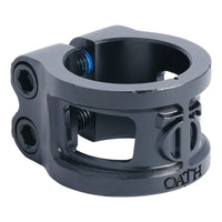 Oath Cage V2 Alloy 2 Bolt Double Stunt Scooter Clamp - Black-ScootWorld.de