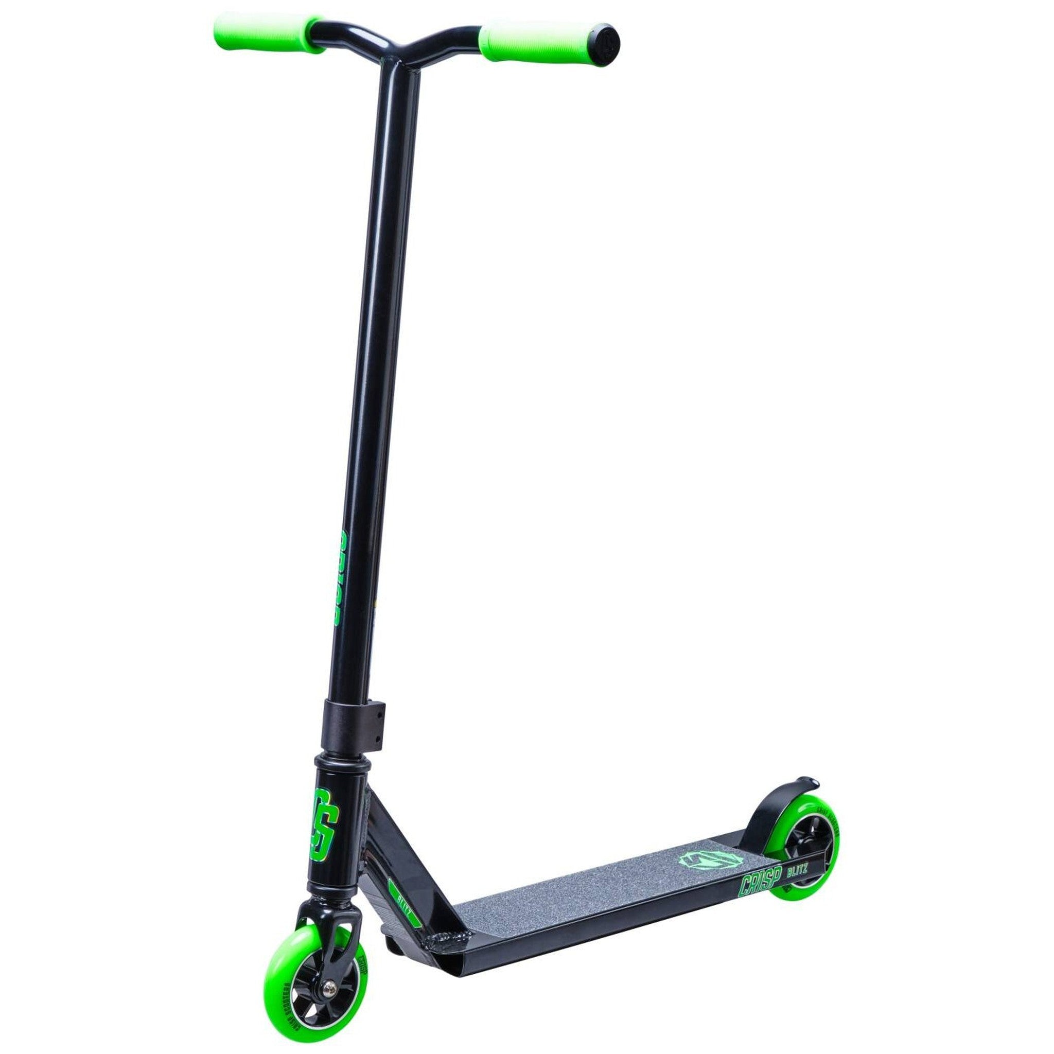 Crisp Blitz Stunt Scooter - Black/Green-ScootWorld.de