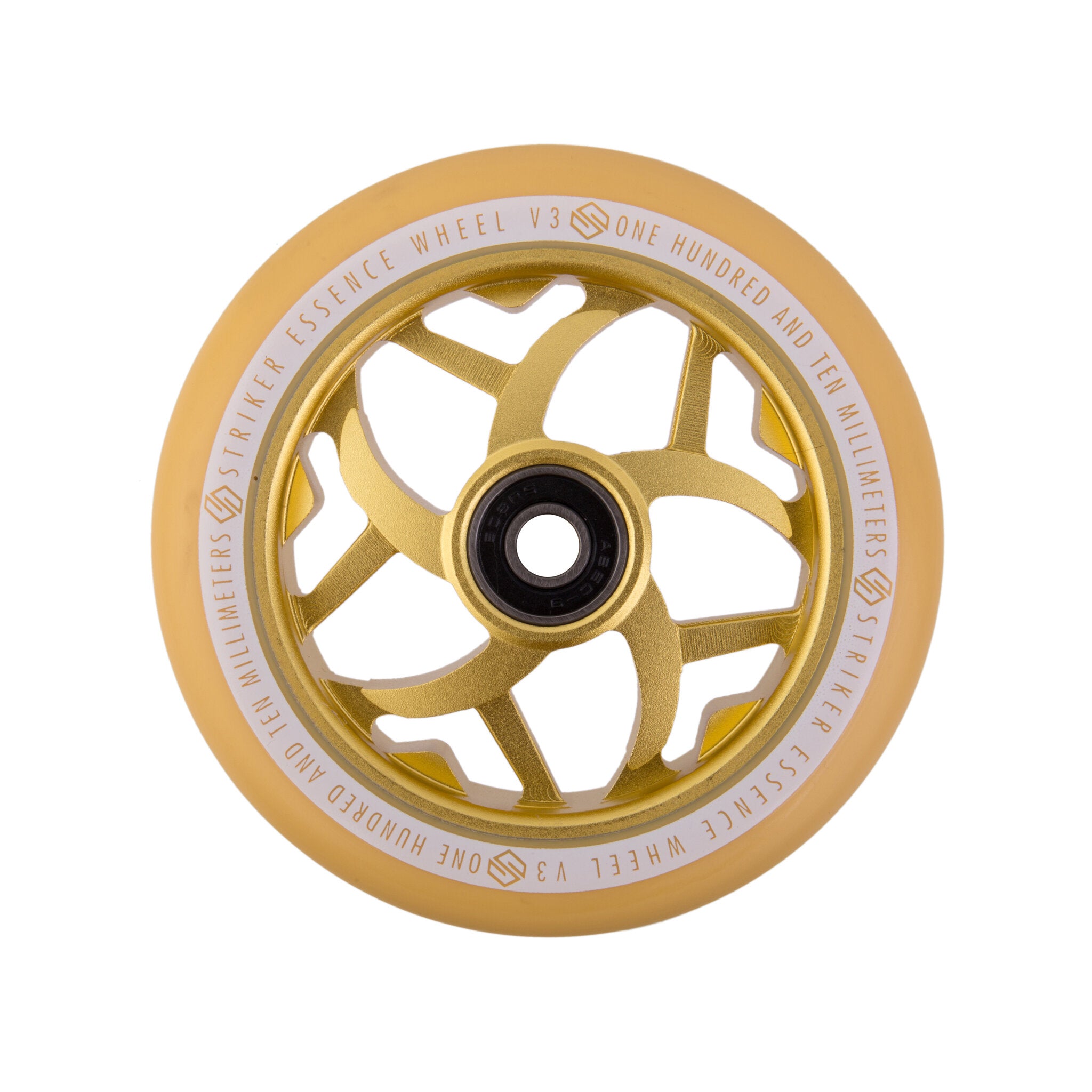 Striker Essence V3 Colorblast PU 110mm Stunt Scooter Rolle - Gelb-ScootWorld.de