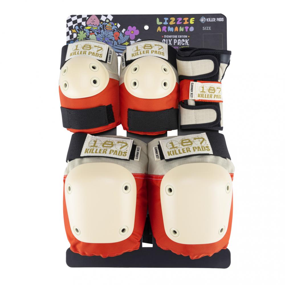 187 Killer Pads Jr. Schutzset 6-Pack Kinder - Lizzie-ScootWorld.de