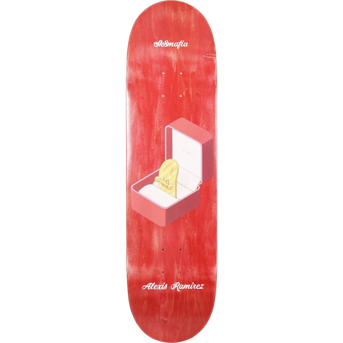 Sk8mafia Alexis Ramirez Hacked Skateboard Deck - Red-ScootWorld.de