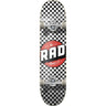 RAD Checkers Progressive Skateboard - Schwarz/Weiß