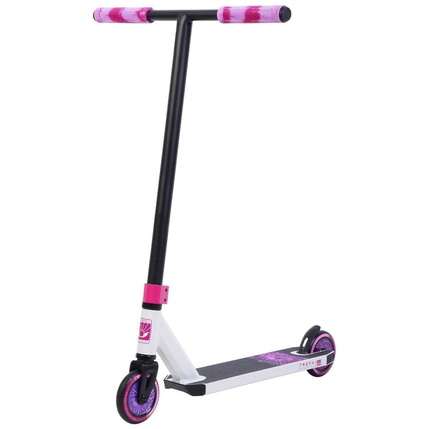 Invert Supreme Mini Stunt Scooter - Weiß/Schwarz/Rosa-ScootWorld.de