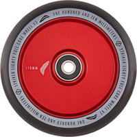 Striker Lighty Fullcore V3 Black PU 110mm Stunt Scooter Rolle - Red-ScootWorld.de