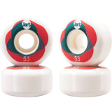 Jart Twister 101A Skateboard Rollen 4-Pack - White/Red/Green-ScootWorld.de