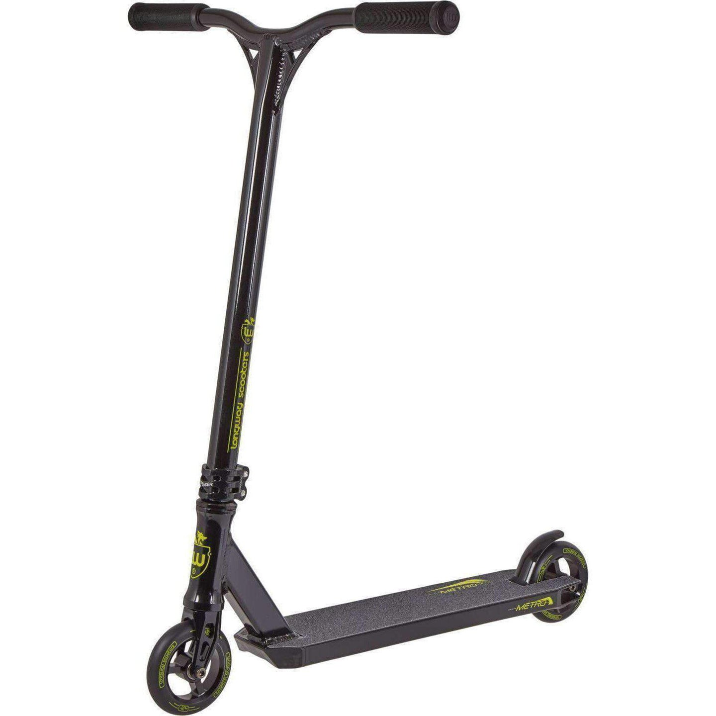 Longway Metro 2K19 Komplett Stunt Scooter - Black/Yellow-ScootWorld.de