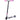 Invert Supreme Bend Stunt Scooter Bar - Raw / Black / Pink-ScootWorld.de