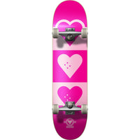 Heart Supply Quadron Logo Skateboard - Pink-ScootWorld.de