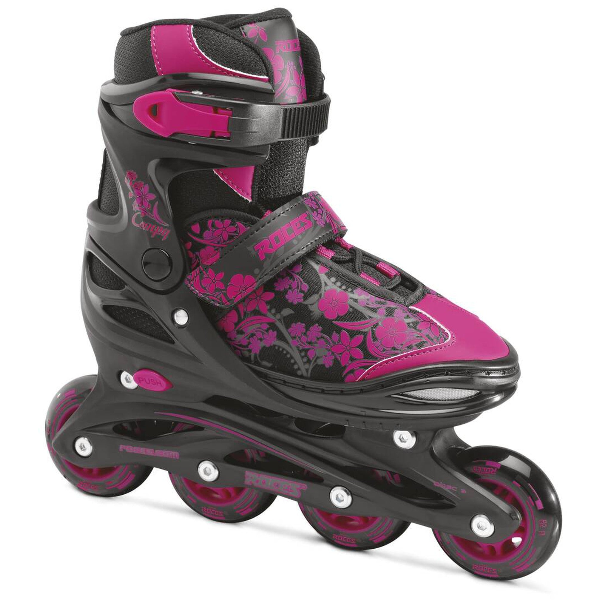 Roces Compy 8.0 Inliner Mädchen - Black/Violet-ScootWorld.de