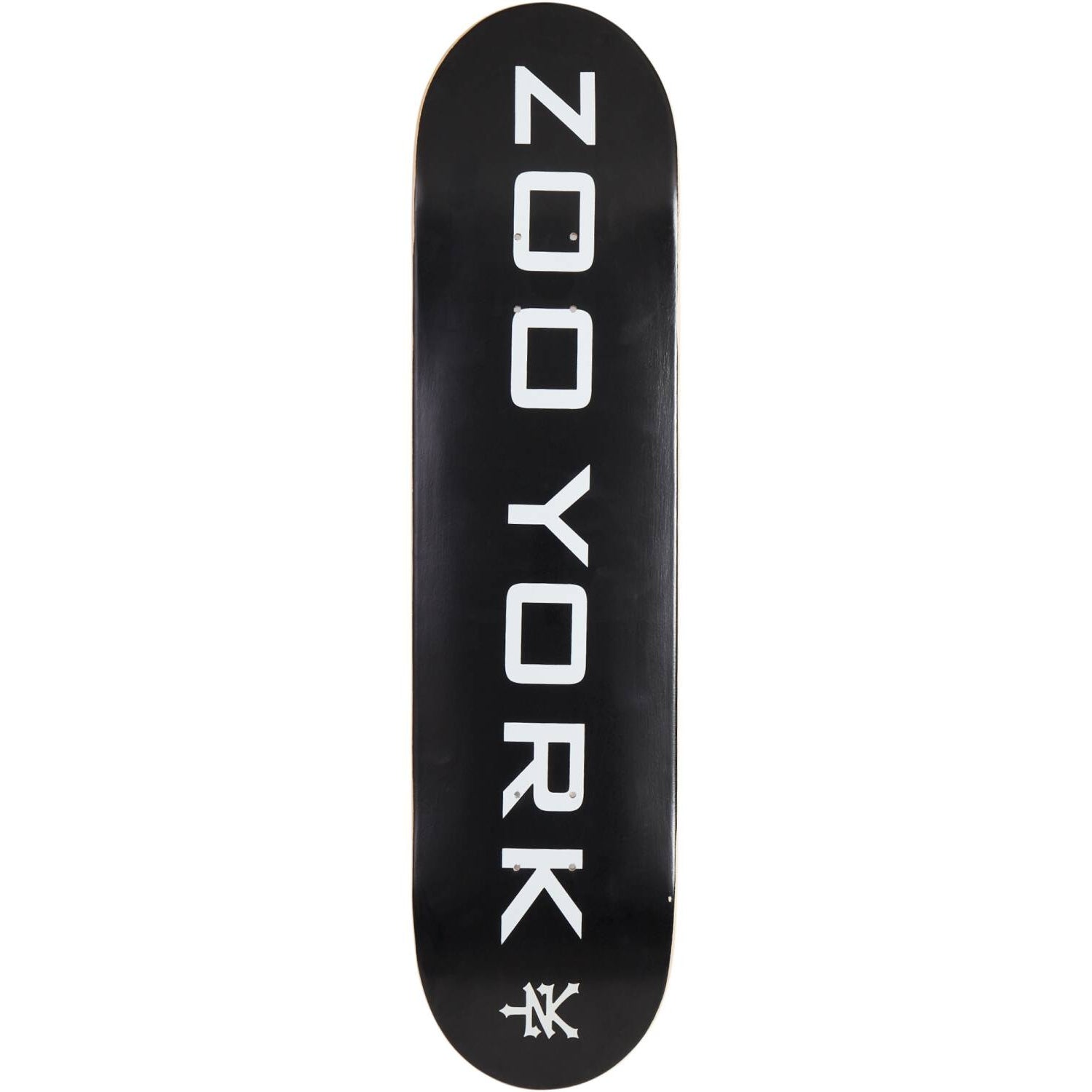 Zoo York Classic Logo Block Skateboard Deck - Black-ScootWorld.de