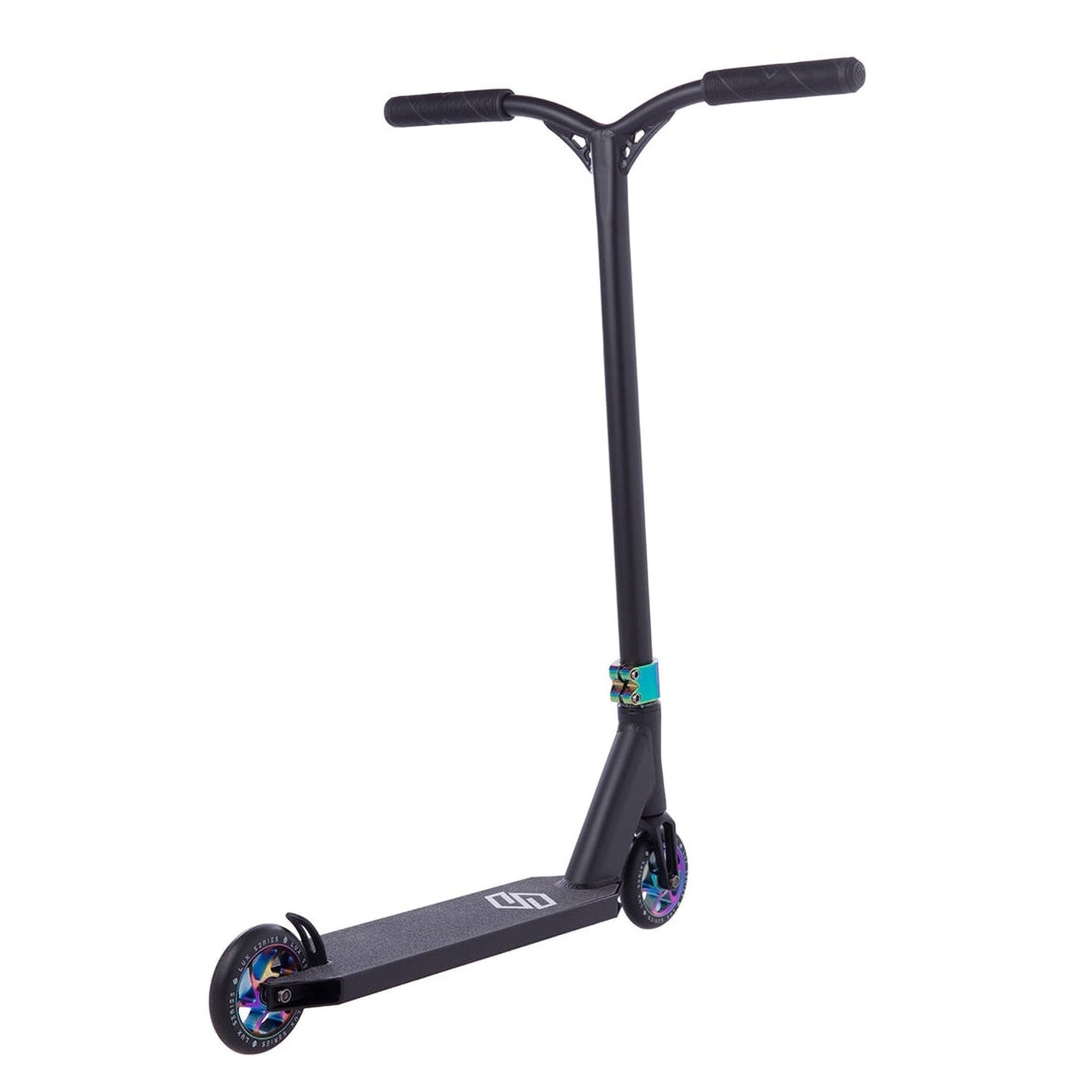 Striker Lux Stunt Scooter - Black/Rainbow-ScootWorld.de