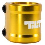 Tilt ARC Double Stunt Scooter Clamp - Gold-ScootWorld.de