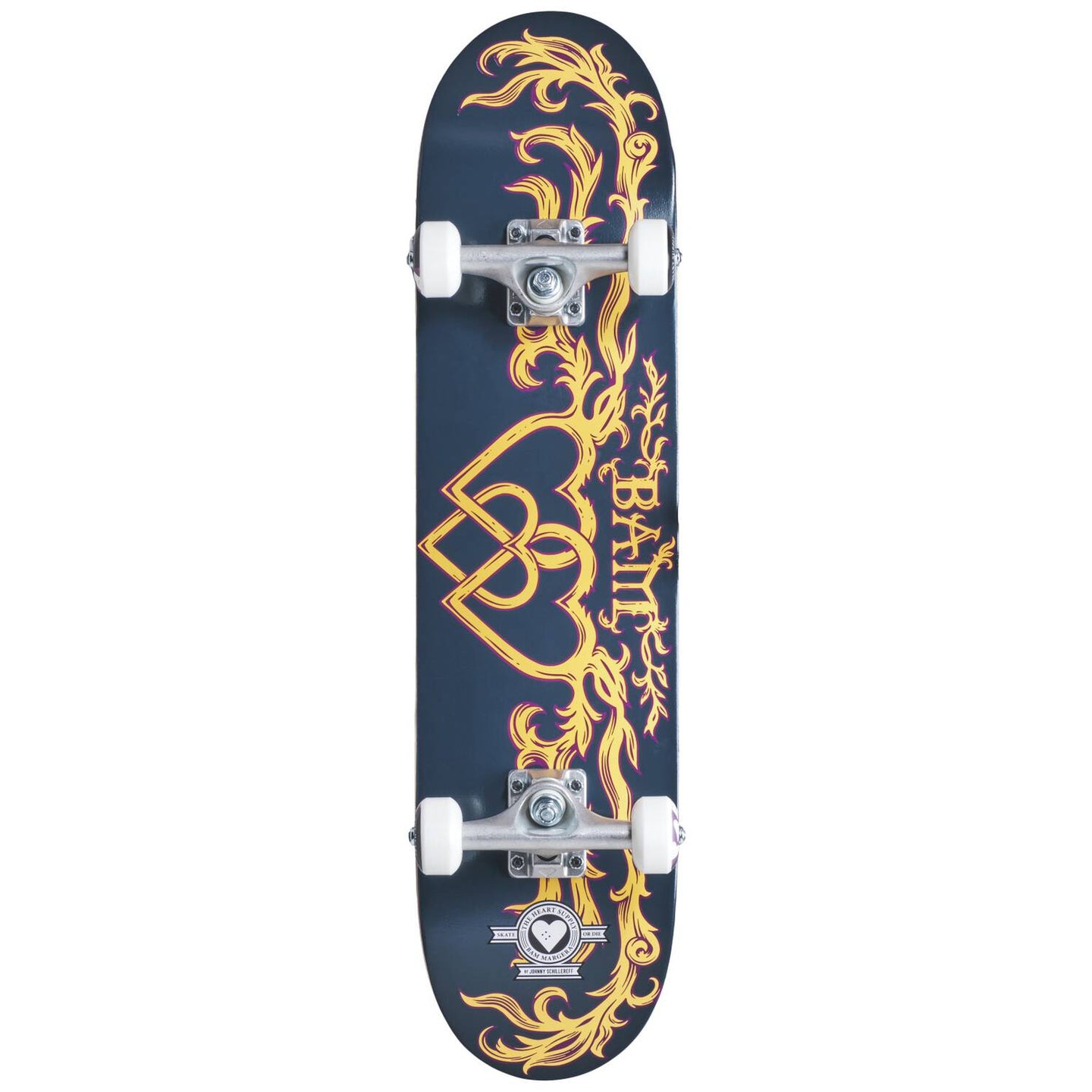 Heart Supply Bam Pro Skateboard Komplettboard - Bamly (Gold)-ScootWorld.de