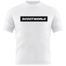ScootWorld Box Logo Tshirt - Weiß/Schwarz