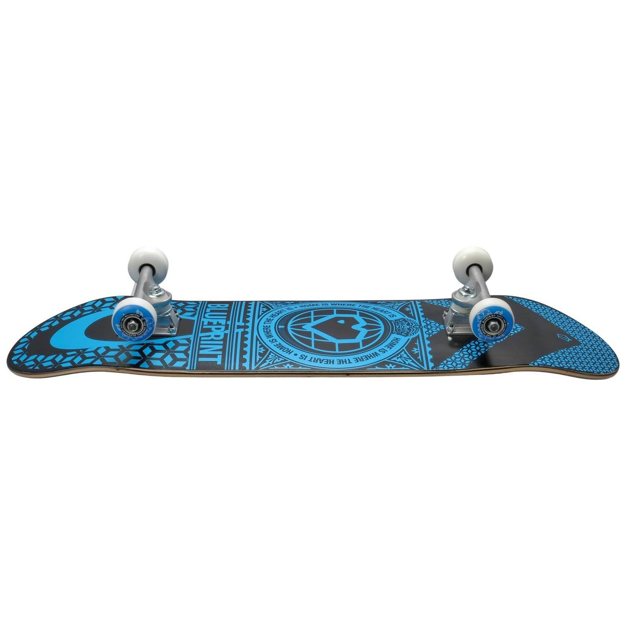 Blueprint Home Heart Komplett-Skateboard - Black/Blue-ScootWorld.de