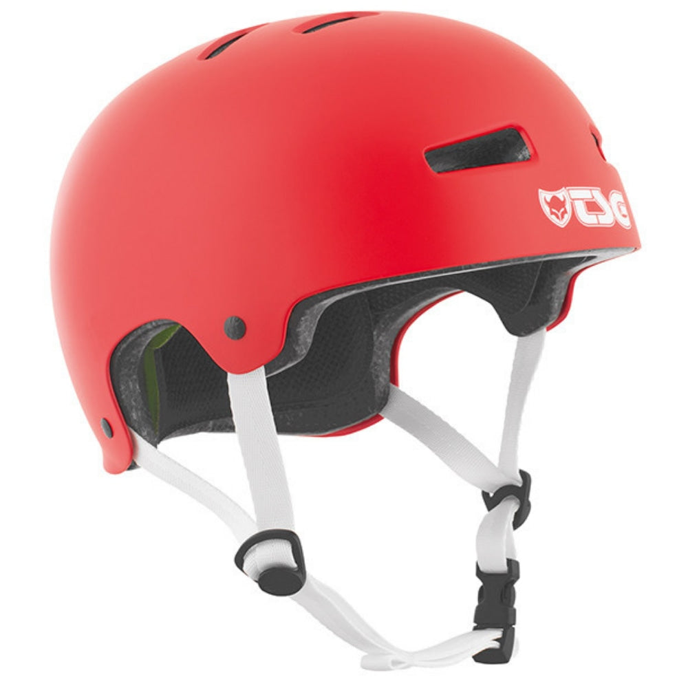 TSG Evolution Skatehelm - Satin Fire Red-ScootWorld.de