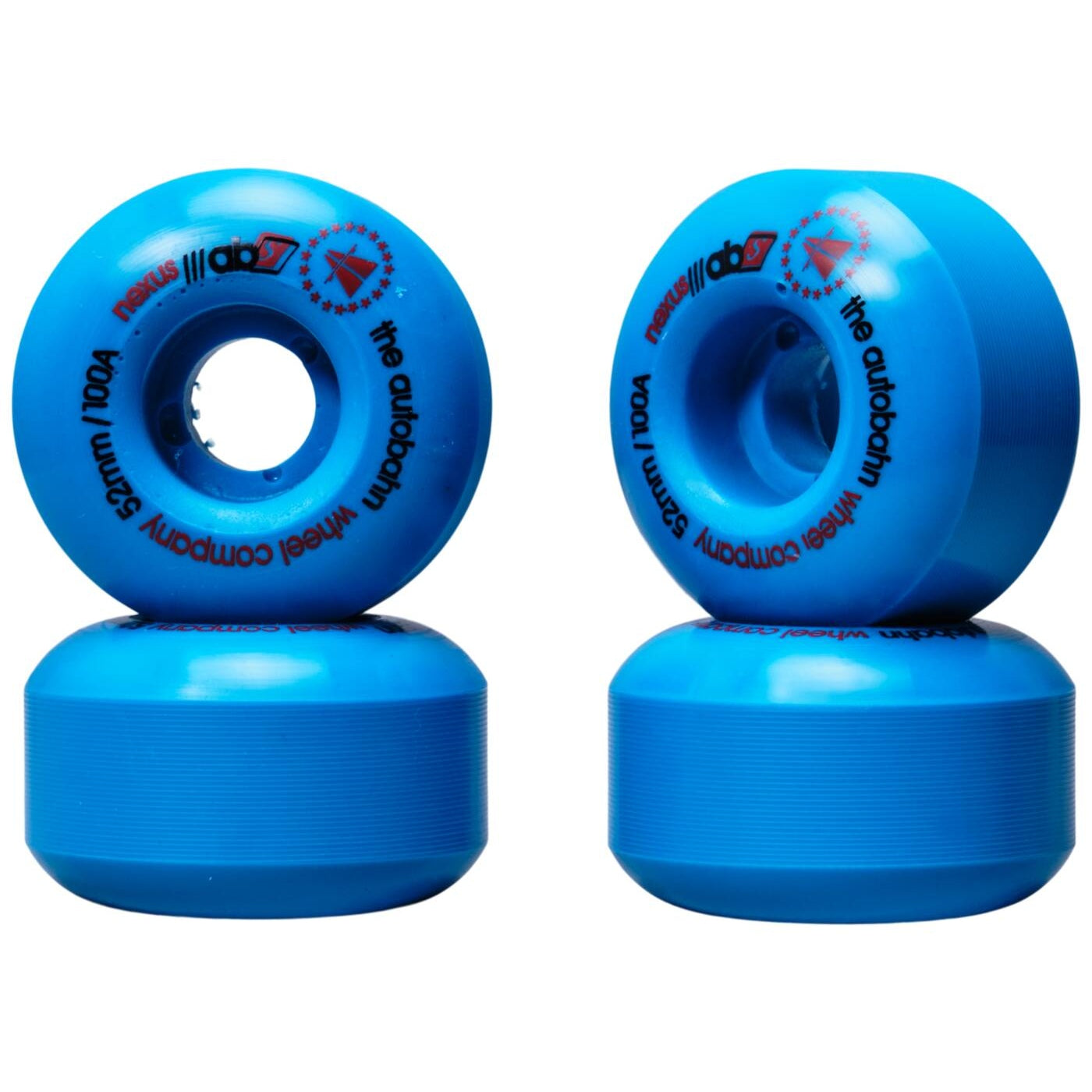 Autobahn Nexus 100A Skateboard Rollen 4-Pack - Blue-ScootWorld.de