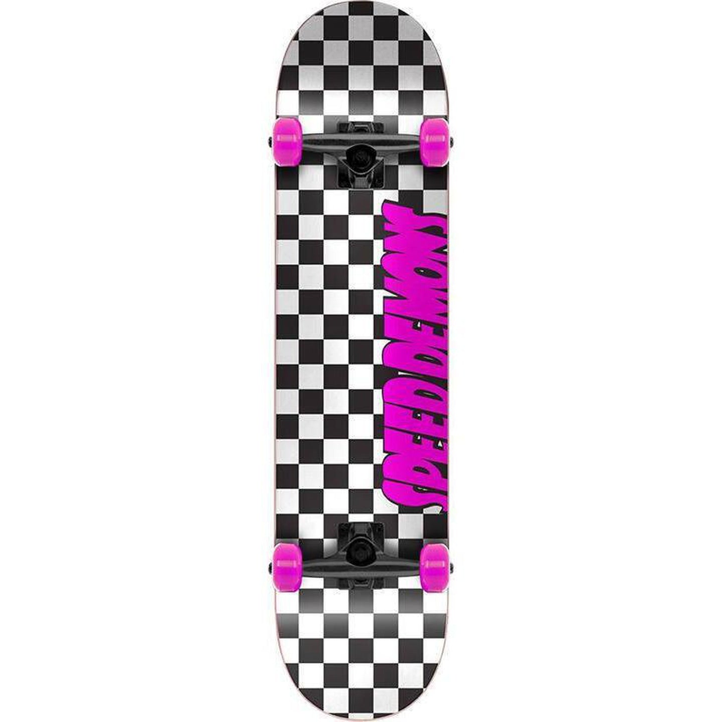 Speed Demons Checkers Skateboard Komplettboard - Checkers Pink-ScootWorld.de